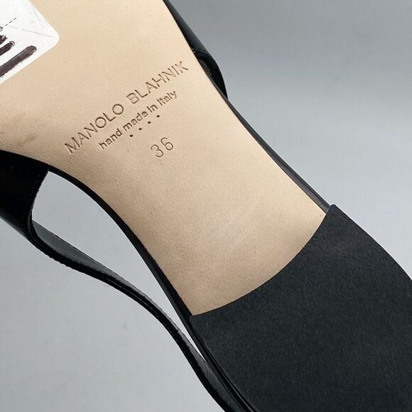 Manolo Blahnik Leather Slingback Flats size 36 - Picture 11 of 11